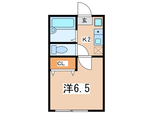 プレステージ若松の物件間取画像